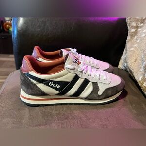 Gola Daytona Chute Mens Casual Sneakers in Off White Tabacco - men’s 9 US /